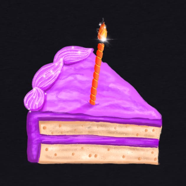 Birthday Cake by Kelly Louise Art